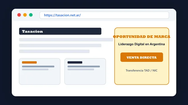 Modelo de aplicación comercial y proyectos digitales para tasacion.net.ar